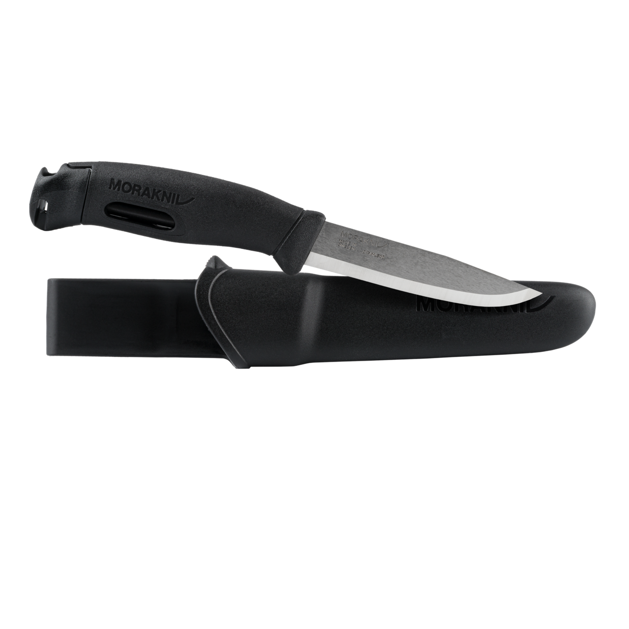Ніж + об'єм із неіржавкої сталі MORAKNIV Companion Spark Black NZ-CSP-SS-01, фото 1