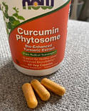 Екстракт куркуми NOW Curcumin Phytosome 60 капс вег, фото 5