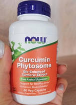 Куркумін NOW Curcumin Phytosome 60 veg caps, фото 4