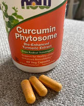 Куркумін NOW Curcumin Phytosome 60 veg caps, фото 6