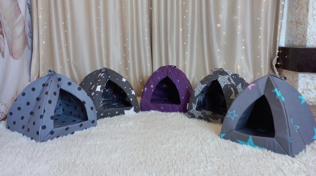 Палатка домик для животных Фиолетовые Мечты - фото 6 - id-p1638654400