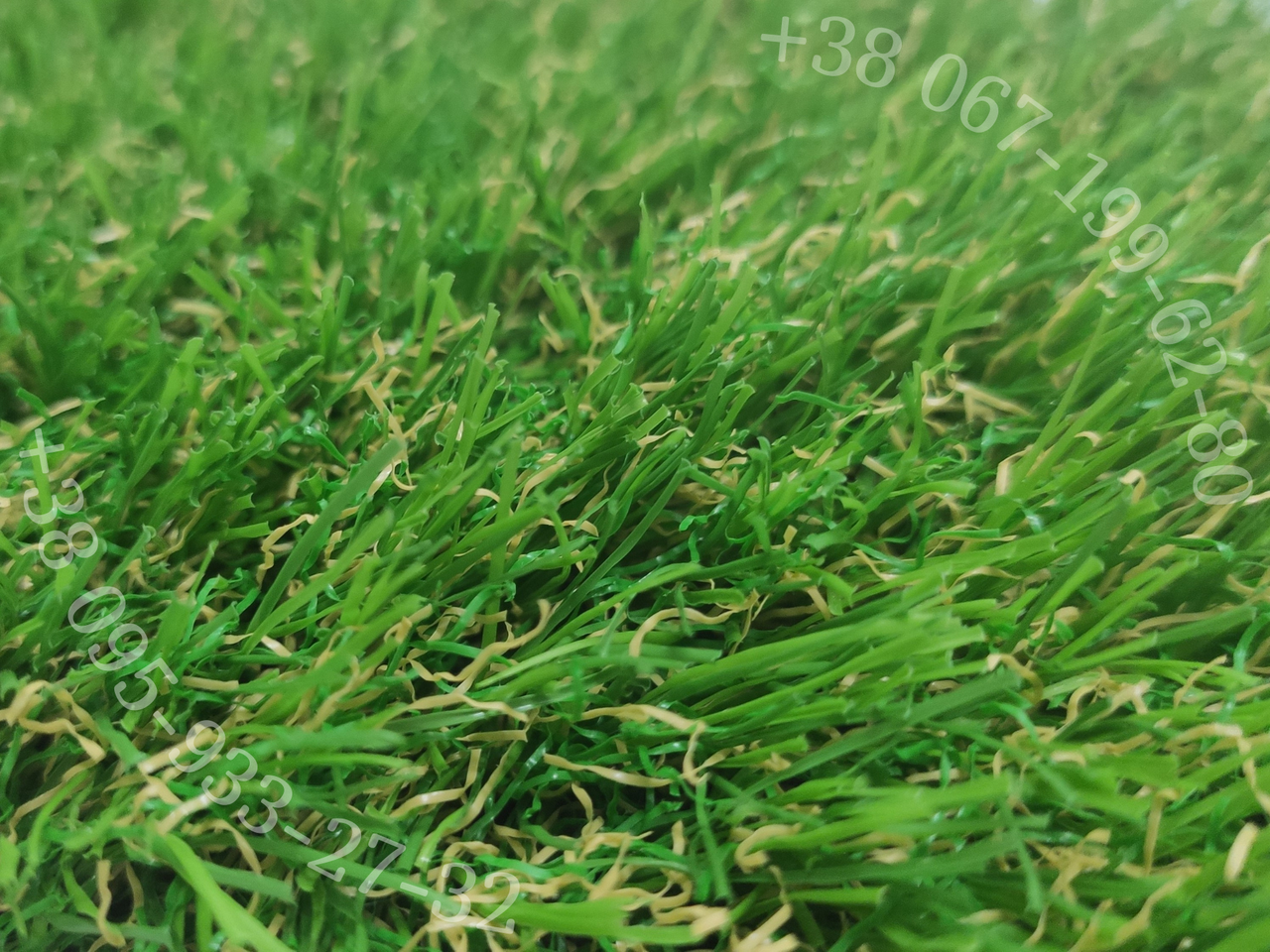 Искусственная трава ecoGrass J-40 - высота ворса 40 мм | искусственный газон - фото 6 - id-p1638666717