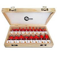 Набір фрез для дерева 18 шт. Intertool HT-0073