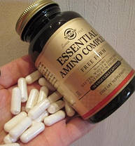Амінокислоти Solgar Essential Amino Complex 90 veg caps, фото 4