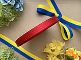 Репсова стрічка 0.9 см, 25 ярд/рулон, бордового кольору рулоном, фото 5