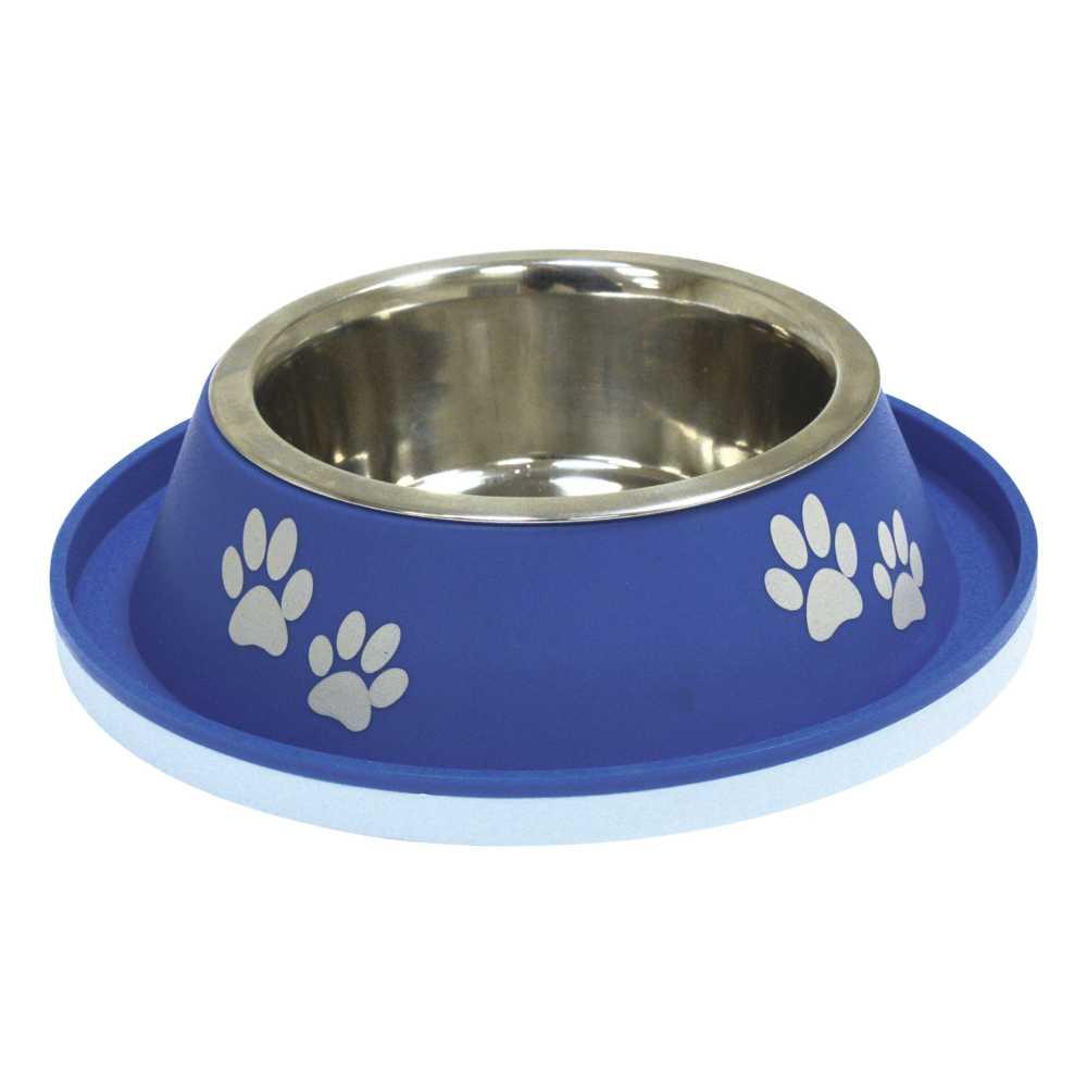 Photos - Pet Bowl Croci Миска  No Spill синяя, резиновое дно, бортик от муравьёв, C6059565 пл 