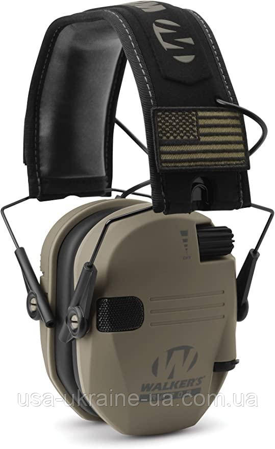 Активні навушники військові Walkers Razor Slim Patriot, фото 1