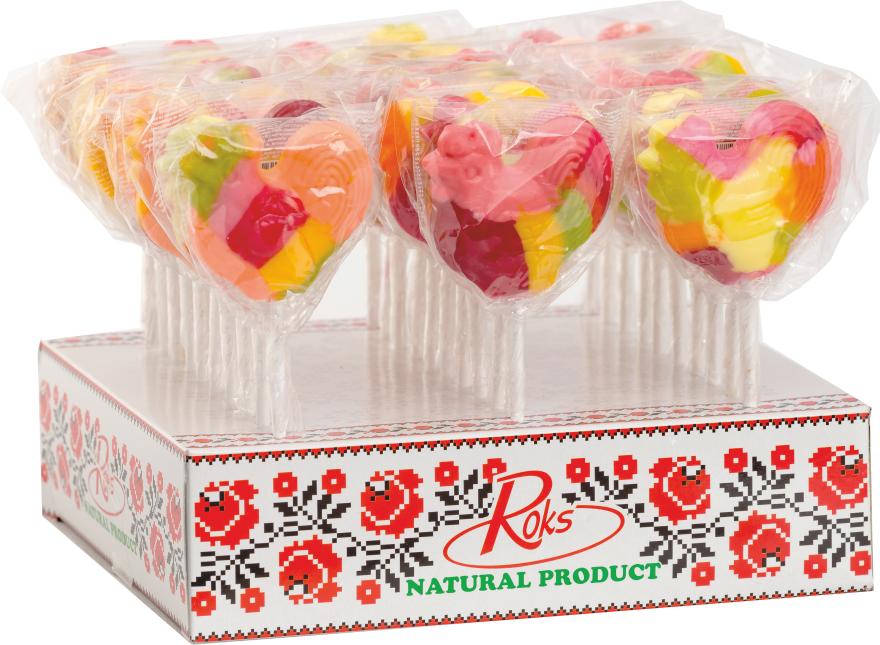 Льодяники на паличці Петюня Roks 23 г 30 шт, фото 1