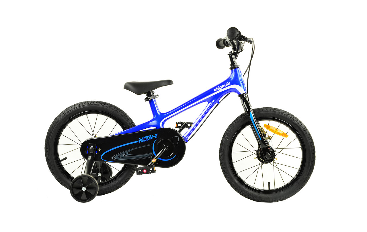Велосипед ROYALBABY Chipmunk MOON 18", Магній, OFFICIAL UA, синій