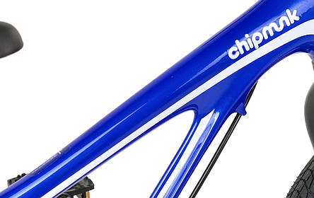 Велосипед ROYALBABY Chipmunk MOON 18", Магній, OFFICIAL UA, синій, фото 2