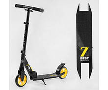 Самокат двухколесный Best Scooter 13556 колеса PU 145мм, передний амортизатор