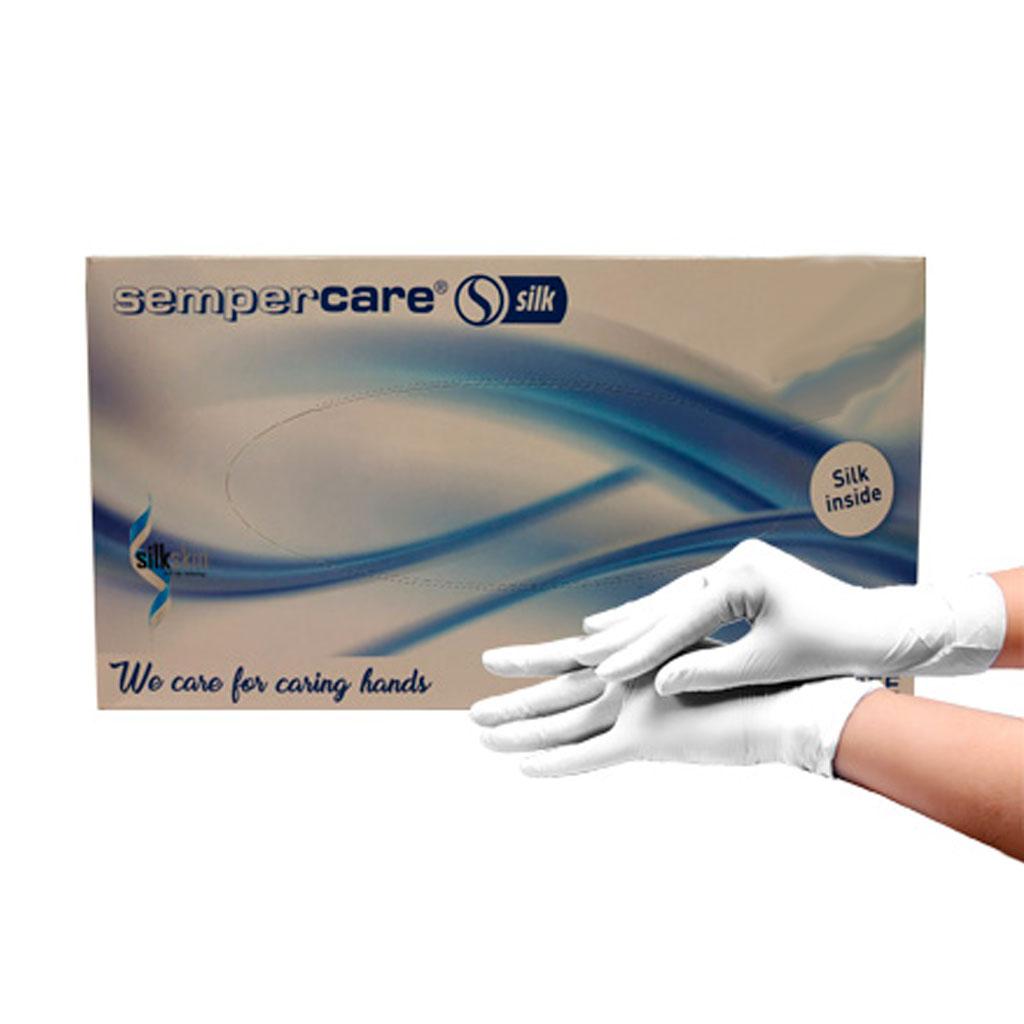 Рукавички нітрилові без пудри XS (100 шт/уп)