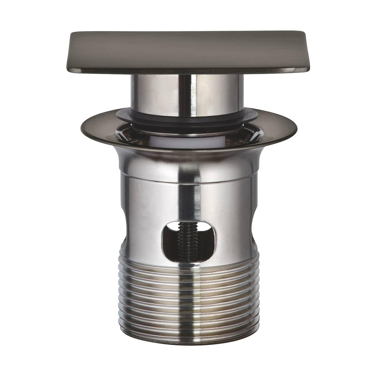Донний клапан натискний для раковини GROHE латунь 1 1/4" сірий 40565AL0
