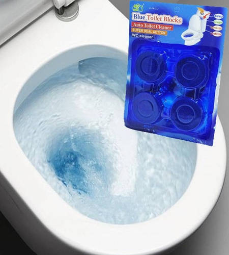 Купить Таблетки в бачок унітазу 4 шт Blue Toilet Blocks, цена 59 грн ...