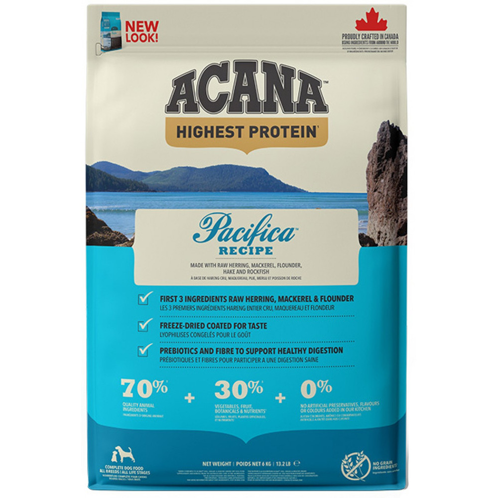 Acana Pacifica Dog (35/17) для собак всіх порід і вікових груп 11,4 кг