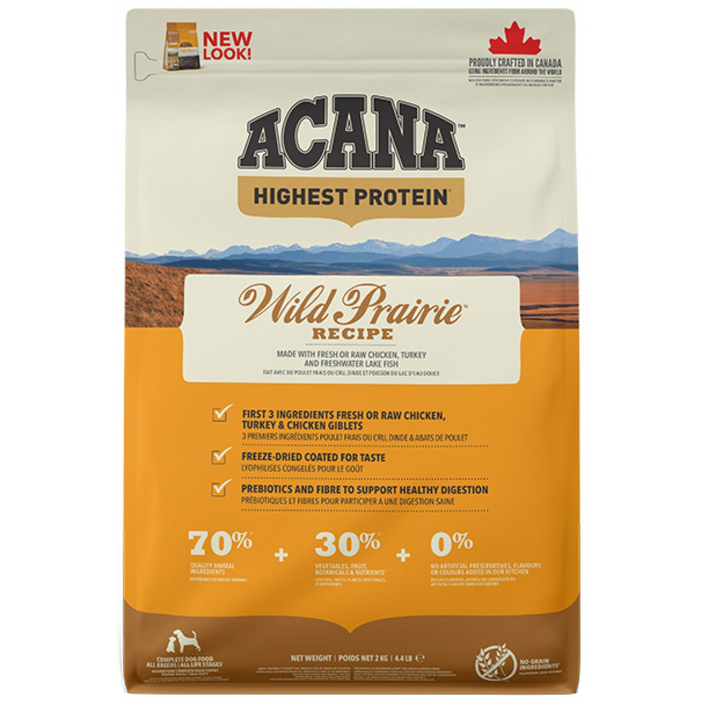 Acana Wild Prairie Dog (35/17) для дорослих собак усіх порід 2 кг