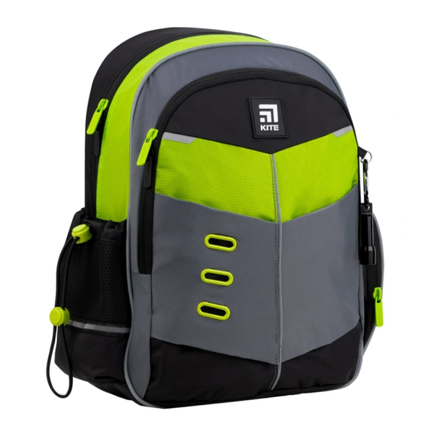 Рюкзак шкільний з ортопедичною спинкою Kite Education Green Lime K22-771S-3