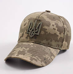 Бейсболка кепка з гербом піксель тактична 57-58