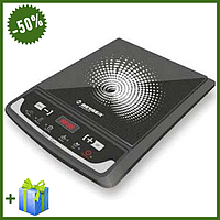 Індукційна керамічна електроплита BESSER, Електрична настільна плита зі склокераміки для дому