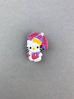 Джибитс джибы украшения пины значки для кроксов сабо JIBBITZ hello kitty котенок