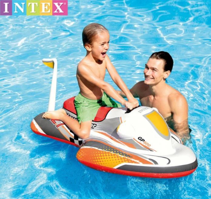 Дитячий надувний пліт для катання Intex 57520 «Скутер», 117 х 77 см, фото 1