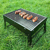 Портативний складаний барбекю гриль мангал BBQ Grill Portable для пікніка дачі переносної туристичний