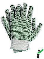 Рукавички трикотажні і тканинні робочі