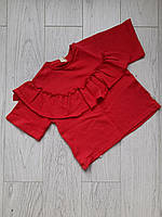 Красная летняя футболка для девочки Zippy рост 134 см