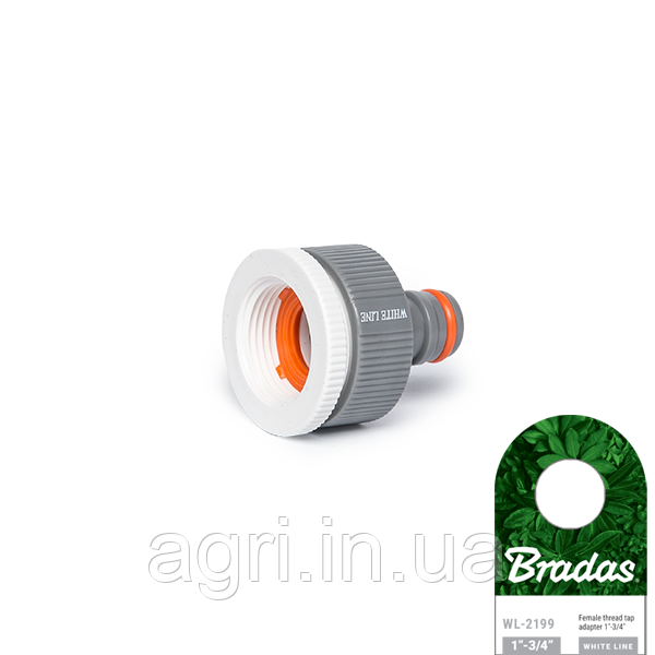 Адаптер на кран редукційний із внутрішньою різьбою 1" / 3/4", WHITE LINE