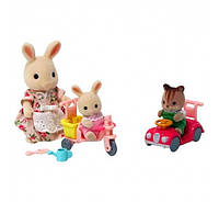 Sylvanian Families Calico Critters Apple Jake Ride Сильваниан фемелис заец кролик Эппл бурундук