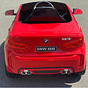 Дитячий електромобіль джип BMW X6M Bambi червоний, фото 4