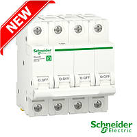 Автоматический выключатель 4P 63A, 6kA "C",RESI9, Schneider Electric, на DIN-рейку, Модульный, Premium