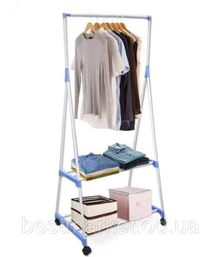 Підлогова пересувна Стійка для Одягу Clothes Rack, фото 1
