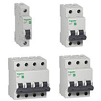 Автоматичний вимикач 3Р, 32А, 4,5 kA "С" Schneider Electric, Easy9, на DIN-рейку, модульний, Standart, фото 2