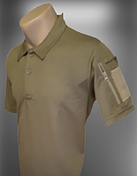 Тактическая летняя рубашка футболка Поло POLO ВСУ олива Combat Tactical CoolPass