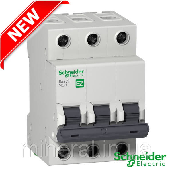 Автоматичний вимикач 3Р, 32А, 4,5 kA "С" Schneider Electric, Easy9, на DIN-рейку, модульний, Standart