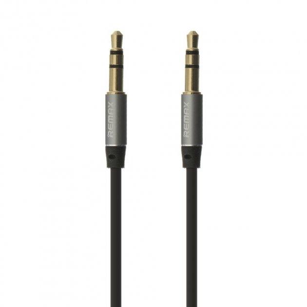 Кабель Aux Remax RL-L200 (Чорний), фото 1
