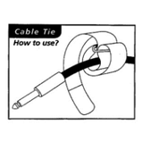 Поясок А2530-600 стяжка з липучкою 25мм*30смх6см липучка чорний/червоний, фото 2