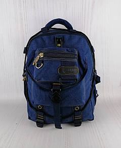 Брезентовий рюкзак колір темно-синій
