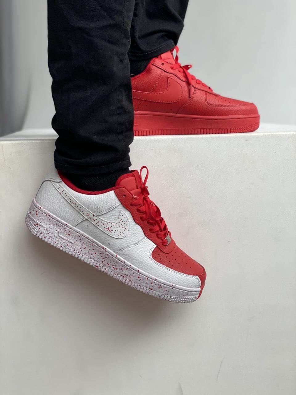 Кросовки чоловічі-білі Nike Air Force Split (0621)