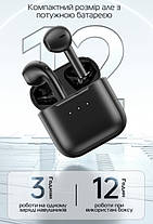 Бездротові TWS навушники Picun Music Pods Black УЦІНКА (130530), фото 6