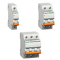 Автоматичний вимикач ВА63 1Р 10A 4,5 kA "С" Schneider Electric, Домів, на DIN-рейку, модульний, фото 2