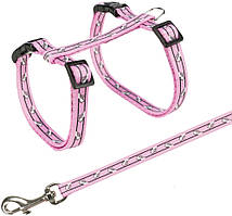 4142 Trixie Nylon Cat Котяча шлейка з повідцем, 27-46 см/10 мм