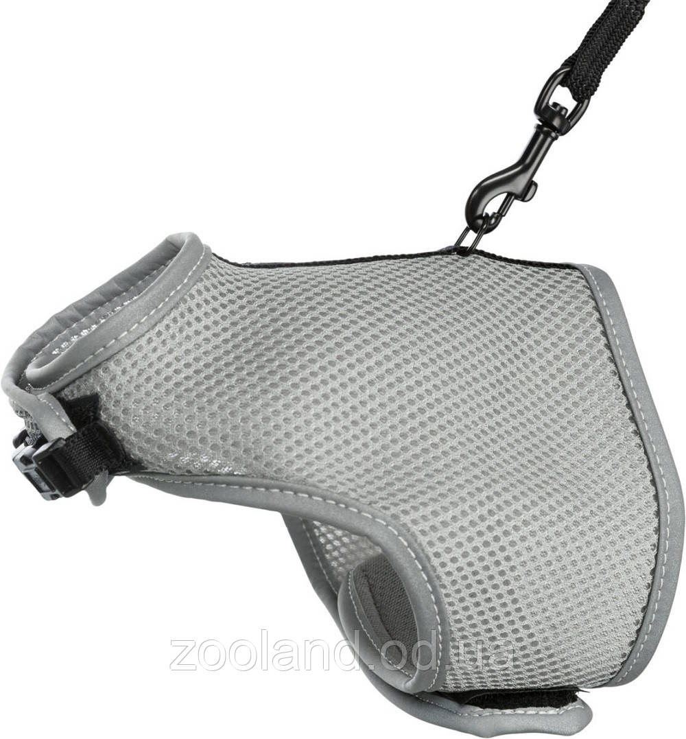 41898 Trixie Мягкая шлейка с поводком, пісочний