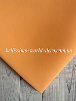 Зефирный фоамиран 50х50 см "Персик", 1мм, Китай