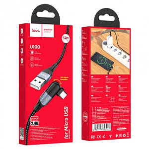 Кабель Hoco U100 Orbit Micro (Чорний)