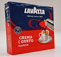 Кофе молотый "Lavazza Crema e Gusto" 500г(2х250г) Италия 30/70