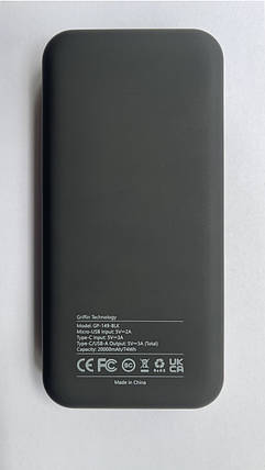 УМБ Power Bank Griffin GP-149 20000mAh 1Type-C 2USB 15W 3A Black (GP-149-BLK), фото 2