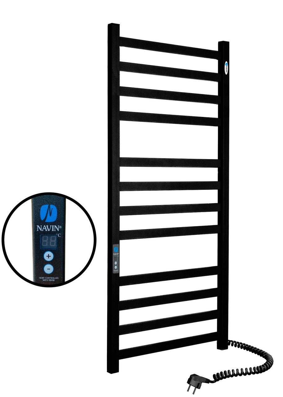 Рушникосушка Авангард 480х1200 права Digital чорний 12-28052-4812, фото 1