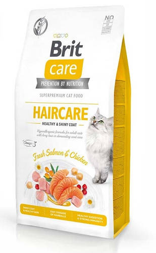 Купить Brit Care Cat Grain Free Haircare (Брит Кеа Хаиркеа) сухой ...